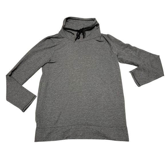 Cuddl Duds Women’s Charcoal Gray Ultra Cozy Long Sleeve Cowl Neck Tunic - Medium - Picture 3 of 8